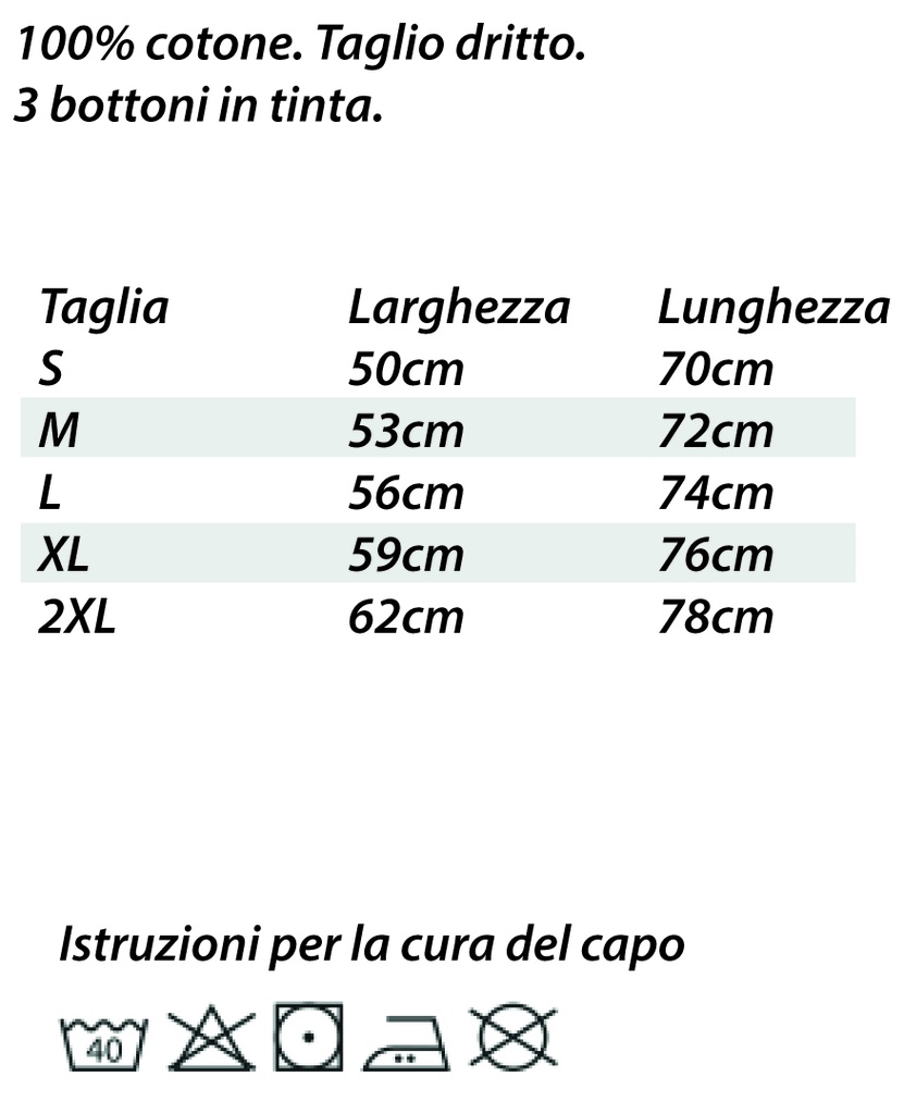IRPREMM100-Polo Adulto Uomo manica corta 100% cotone pettinato