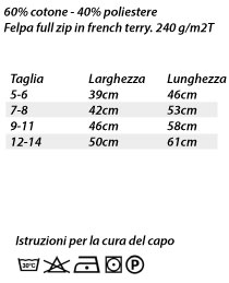 IRFFTK6040-Felpa leggera bambino