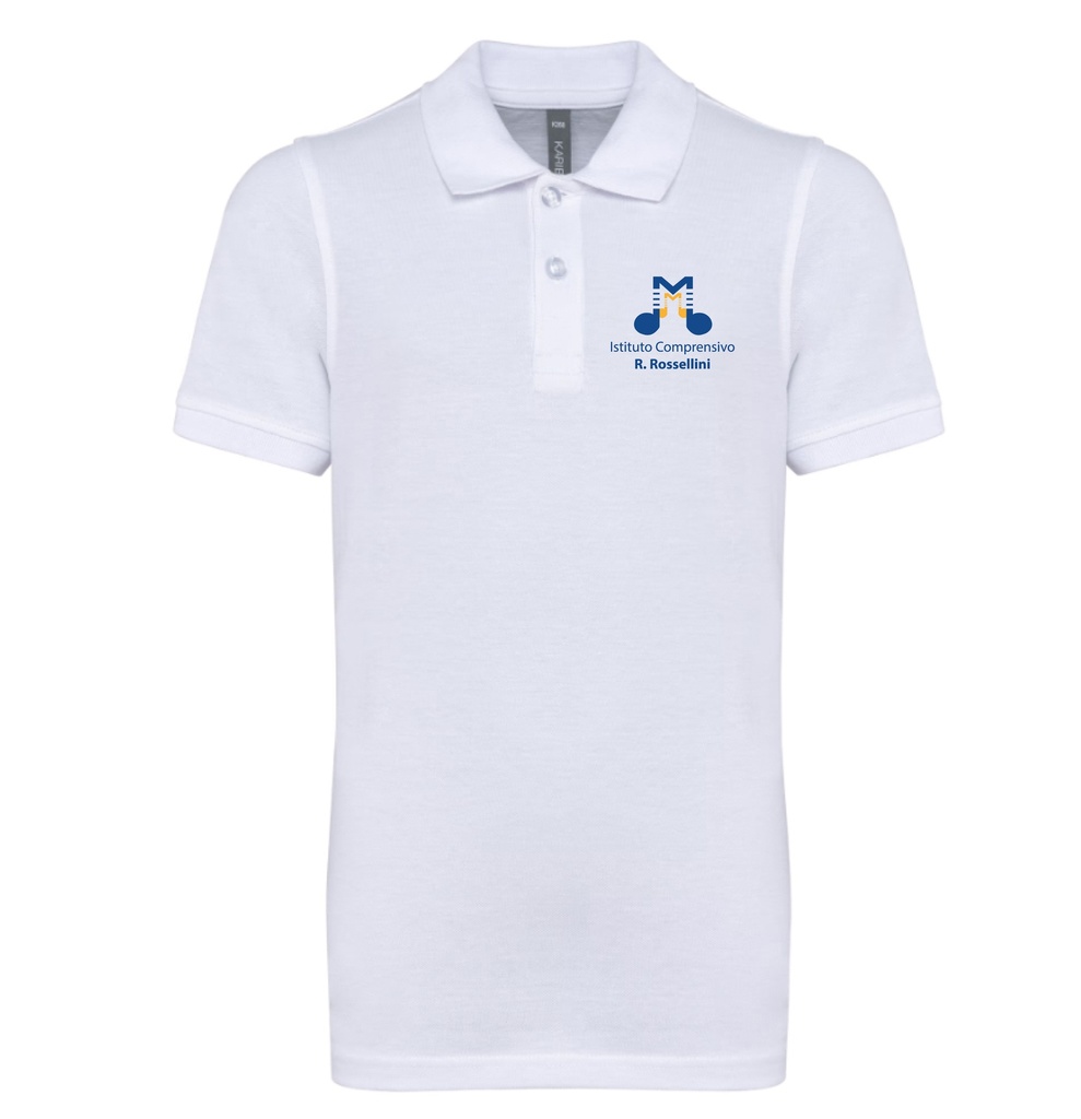 ROSPREMM100-Polo Adulto Uomo manica corta 100% cotone pettinato (S)